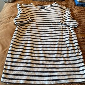 Jackson by Target black white striped dress or long top L